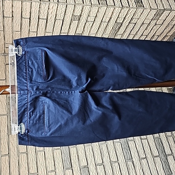 Talbots Perfect Skimmer Pant Navy Sz 10 Excellent - Picture 5 of 12